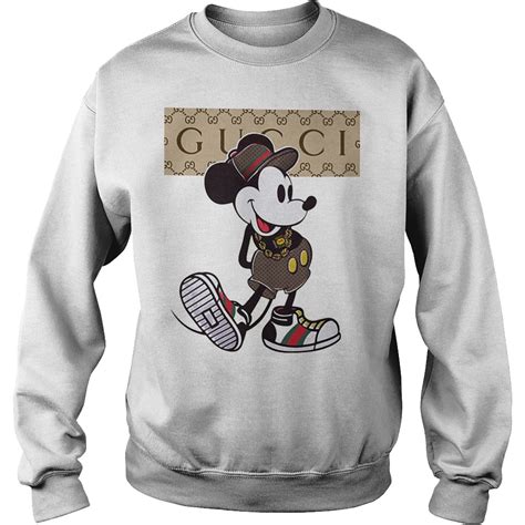 donald duck gucci sweatshirt|mickey mouse in Gucci.